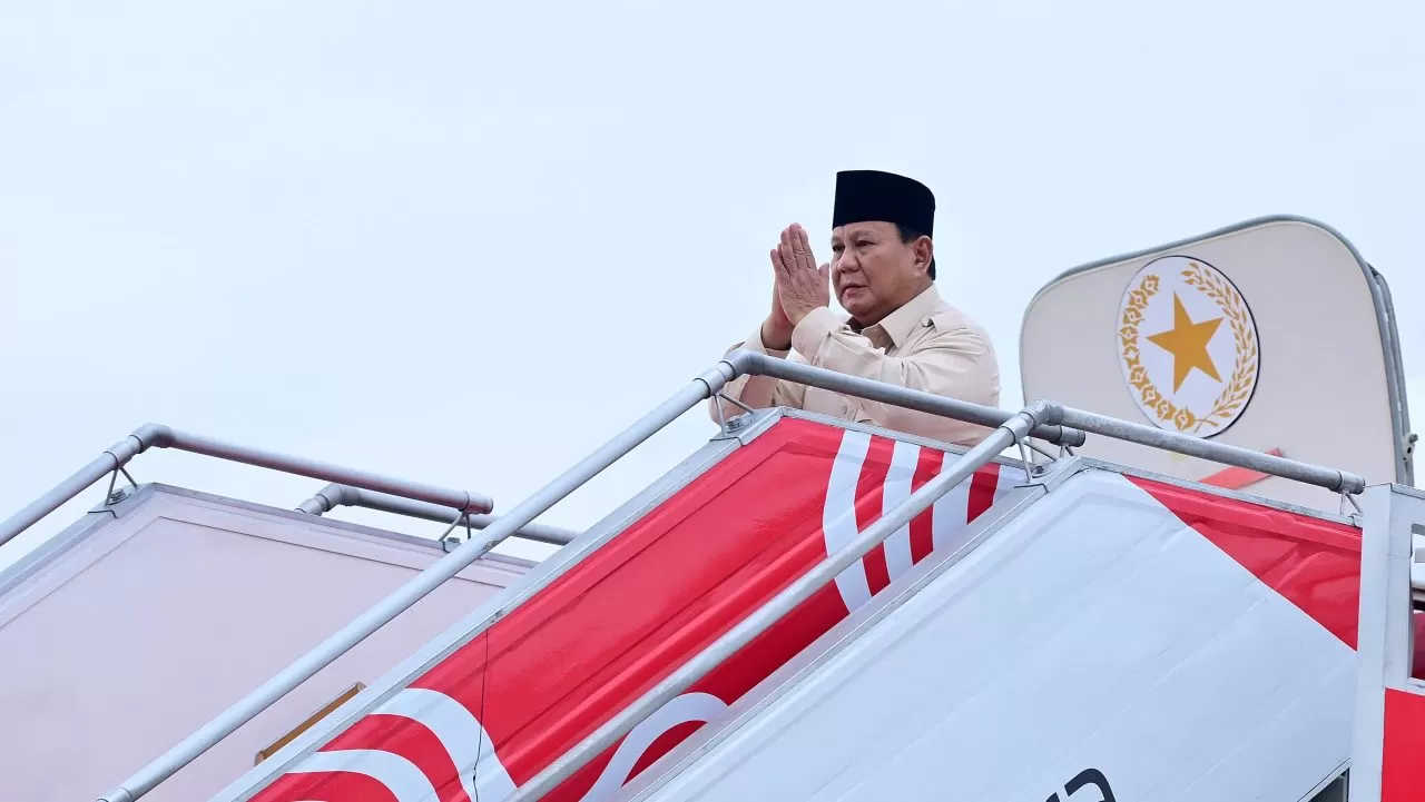 Presiden Republik Indonesia, Prabowo Subianto bertolak ke India untuk melakukan kunjungan kenegaraan pada Kamis, 23 Januari 2025. Foto: BPMI Setpres/Muchlis Jr