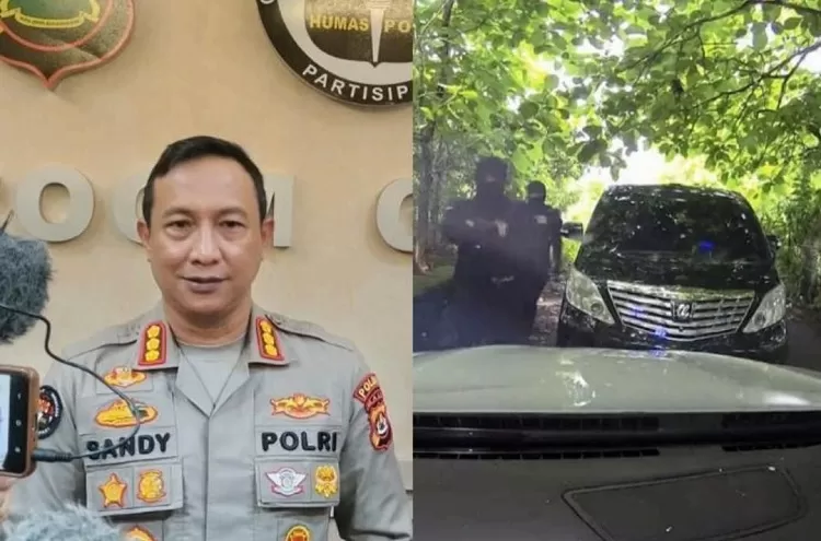 Keterangan polisi terkait kasus 'geng rusia' yang culik WNA Ukraina di Bali (kiri) dan potret video amatir yang viral di medsos (kanan)   (X.com/@PoldaBali-@auxiliarywits)