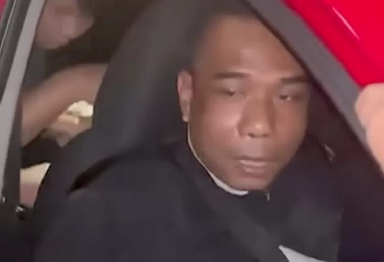 Tampang salah seorang oknum polisi yang memeras sejoli di Semarang (Tangkapan layar/@fakta.indo)