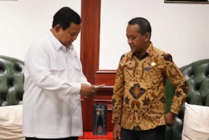 Presiden Prabowo sebut Bahlil Lahadalia bernasib baik menjabat sebagai menteri (Instagram.com/@bahlillahadalia)