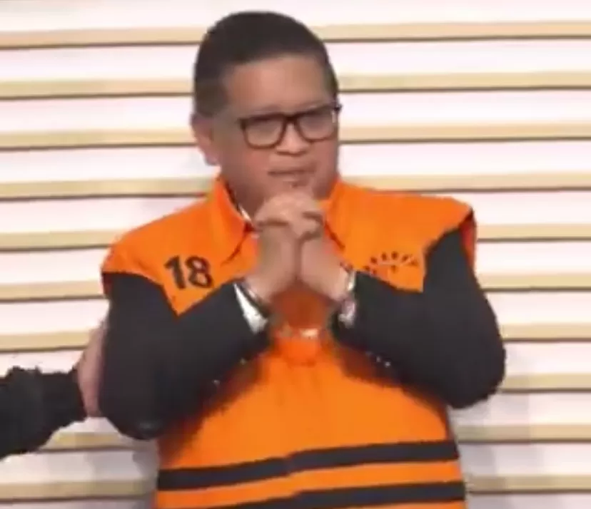 Sekjen PDIP Hasto Kristiyanto ditahan KPK dalam kasus dugaan suap pada proses pergantian antarwaktu (PAW) anggota DPR Harun Masiku. 