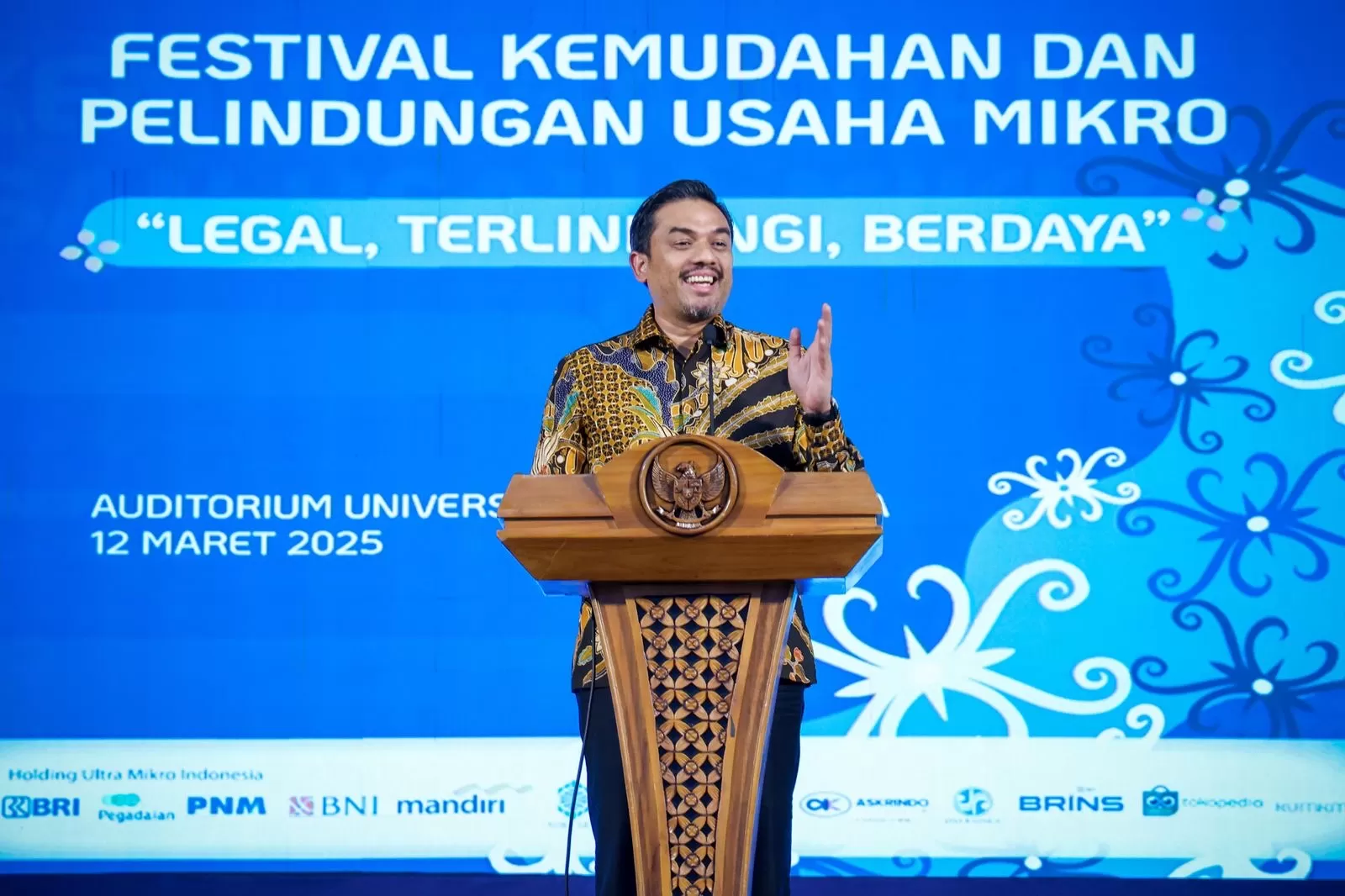 Menteri Usaha Mikro, Kecil, dan Menengah (UMKM) Maman Abdurrahman.