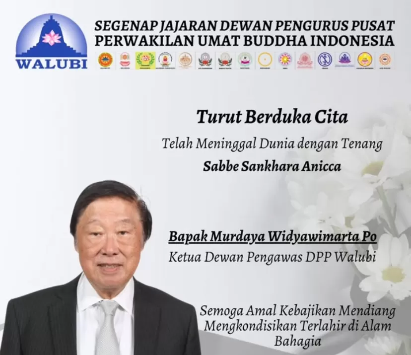 Pengusaha Murdaya Widyawimarta Poo meninggal dunia pada hari ini, Senin, 7 April 2025. (Dok: Instagram DPP Walubi)