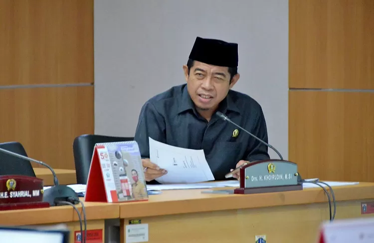 Ketua DPRD DKI Jakarta, Khoirudin minta warga tak ikuti ajakan kosongkan rekening di Bank DKI (Foto: dprd-dkijakartaprov.go.id)