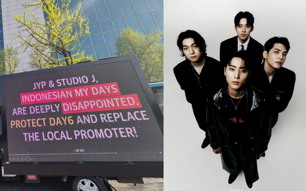 Polemik Konser DAY6 di Jakarta, MyDay Kawal Ketat Proses Refund Mecimapro (foto: x.com/mydayberserikat)