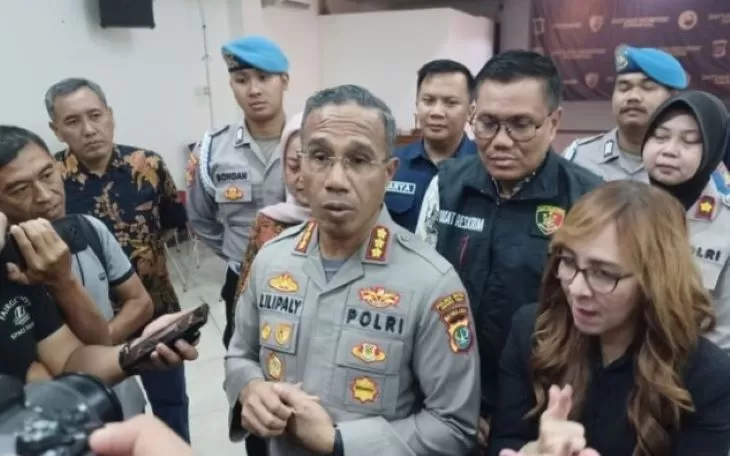 Kapolres Jaksel, Kombes Pol Nicolas Ary Lilipaly, mengabarkan polisi menangkap ayah tiri Alvaro Kiano Nugroho setelah korban ditemukan meninggal dunia.  (Foto: Ist)