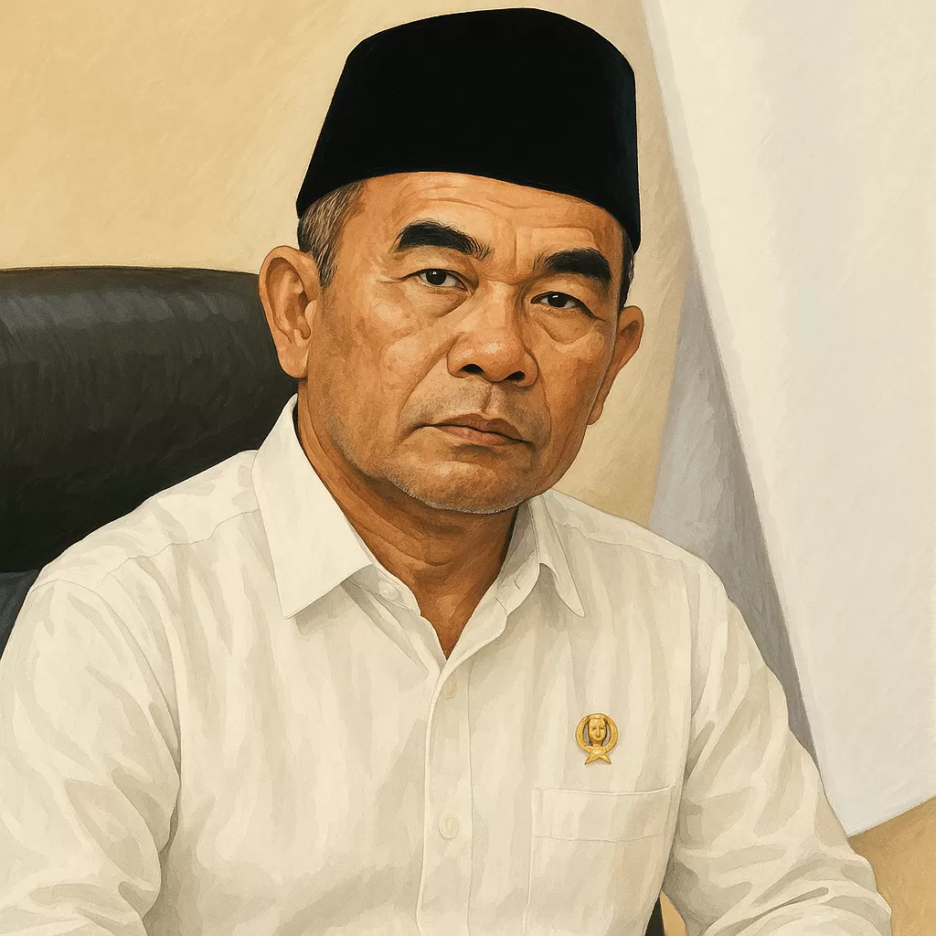 Ilustrasi Muhadjir Effendy (Dibuat oleh ChatGPT)