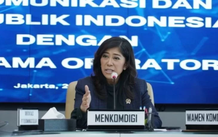 Menkomdigi Meutya Hafid menghormati proses hukum terhadap para pejabatnya yang menjadi tersangka dugaan korupsi PDNS. (Komdigi)