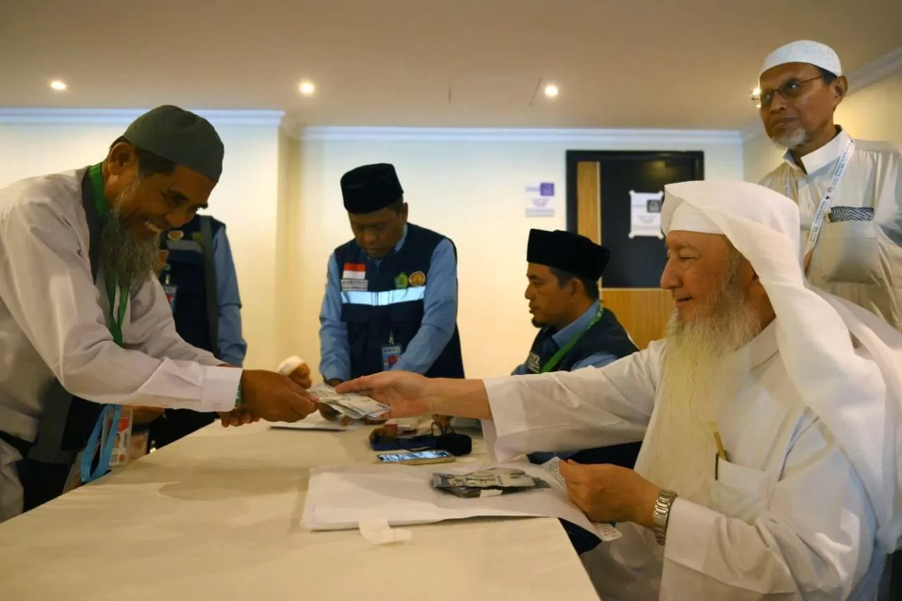 Jemaah haji Aceh terima wakaf di Tanah Suci (Kemenag )