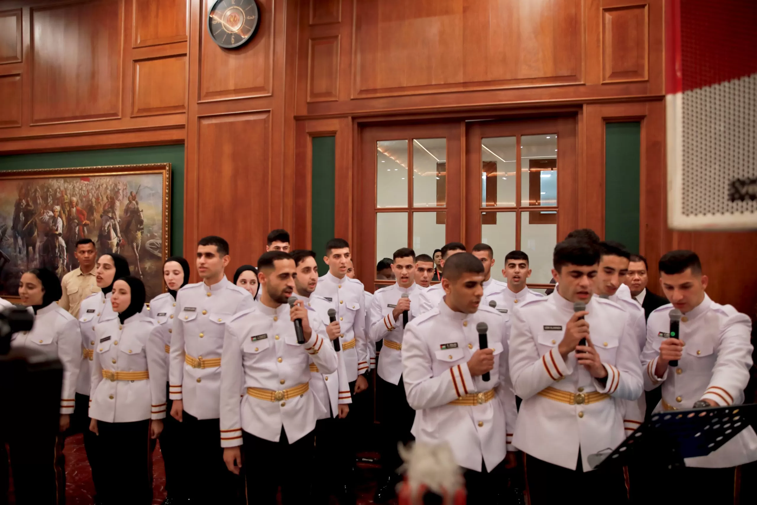Momen Haru Lagu Kebangsaan Palestina Menggema di Unhan RI (foto: Ist.)