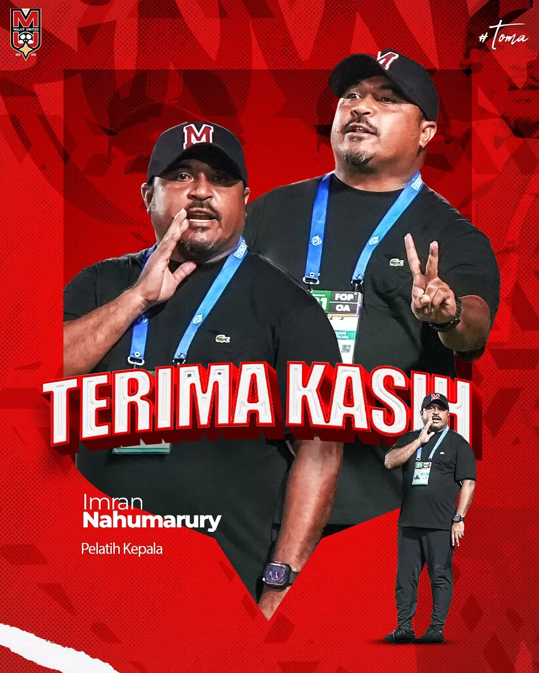 Pelatih Malut United dipecat usai diduga memeras pemain. (Instagram.com/@malutunitedfc)