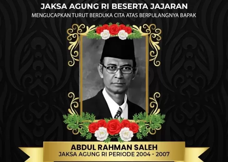 Mantan Jaksa Agung Abdul Rahman Saleh, dijuluki 'ustaz di kampung maling', wafat di usia 84 tahun (Foto: instagram/@kejaksaan.ri)