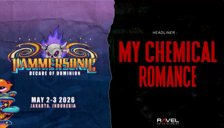 Cek prediksi harga tiket Konser MCR Jakarta 2026, Hammersonic 2026. (hammersonic.com)