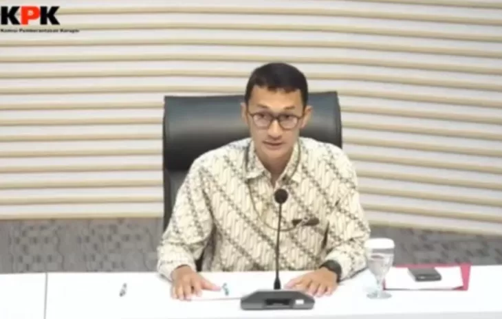 Juru Bicara KPK, Budi Prasetyo, mengatakan, penyidik hari ini memeriksa saksi kasus korupsi mesin EDC BRI.  (Tangkapan Layar YouTube KPK)