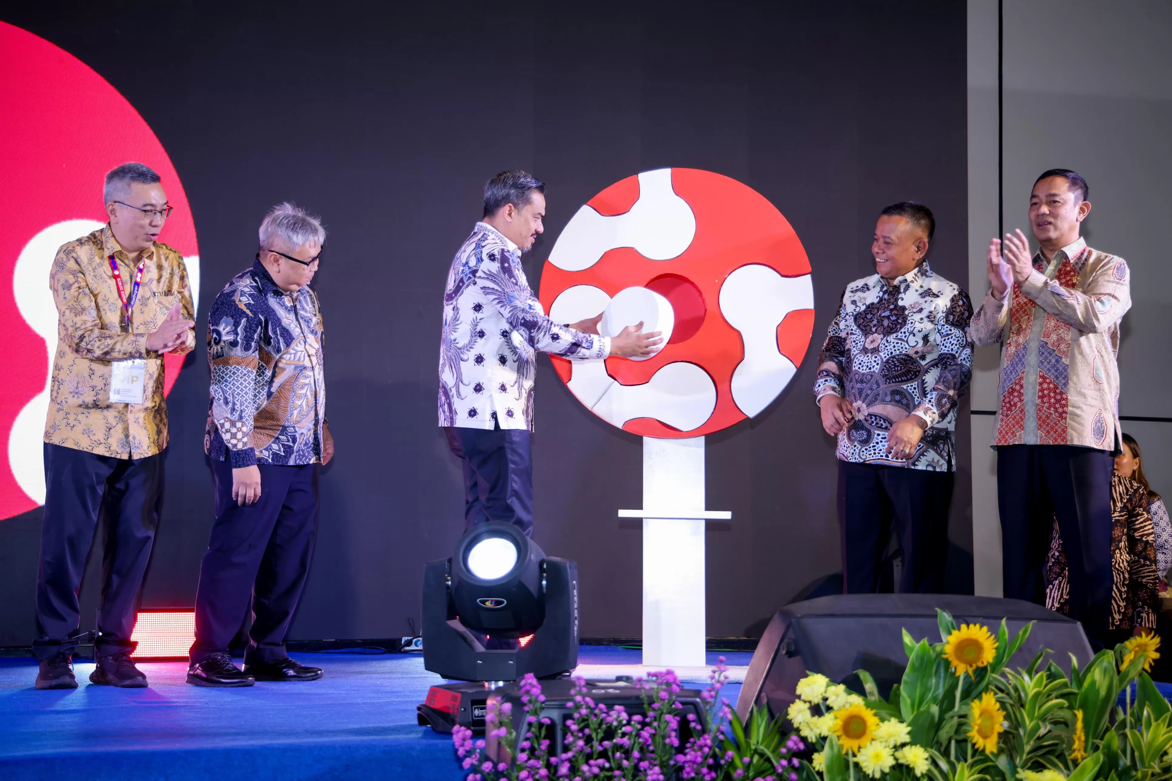 Menteri Maman Abdurrahman saat pembukaan INABUYER B2B2G EXPO 2025 di Jakarta, Rabu, 23 Juli 2025.