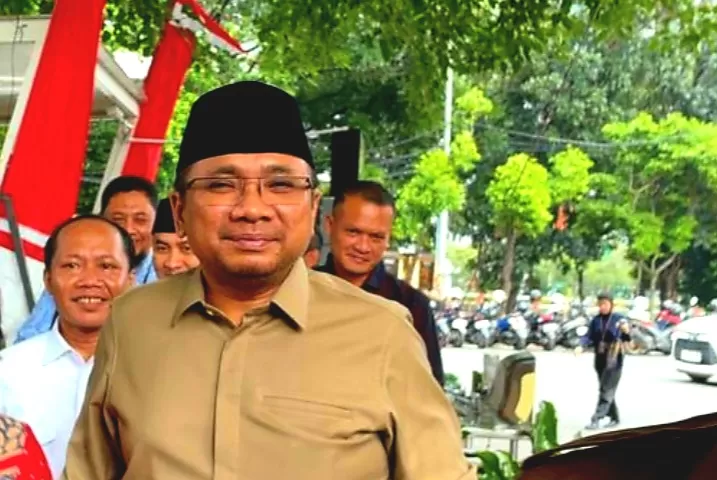 Yaqut siap jalani proses hukum atas dugaan korupsi kuota haji. (X @anna_hasbie)