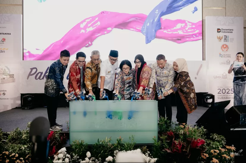 PaDi UMKM Hybrid Expo & Conference 2025 yang digelar di Pakuwon Mall Surabaya, pada Jumat (1/8).