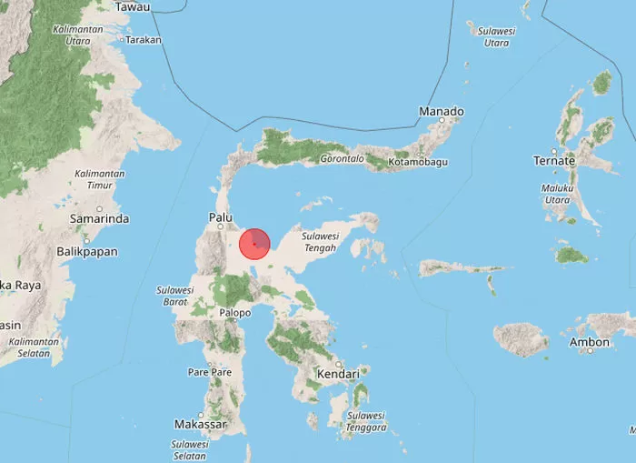 Gempa M6,0 guncang Poso, Sulawesi Tengah (Foto: BMKG)