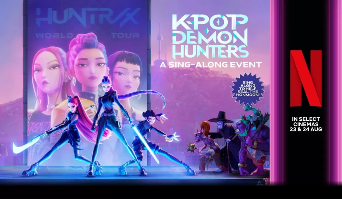 KPop Demon Hunters Versi Sing-Along Tayang di Netflix Mulai Hari In (foto: netflix)