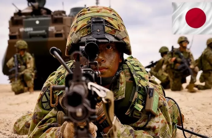 Ilustrasi anggota Pasukan Bela Diri Jepang atau SDF. (Istimewa)