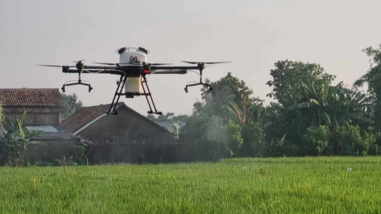 Drone pertanian sudah hadir di Indonesia. (Terra Drone)