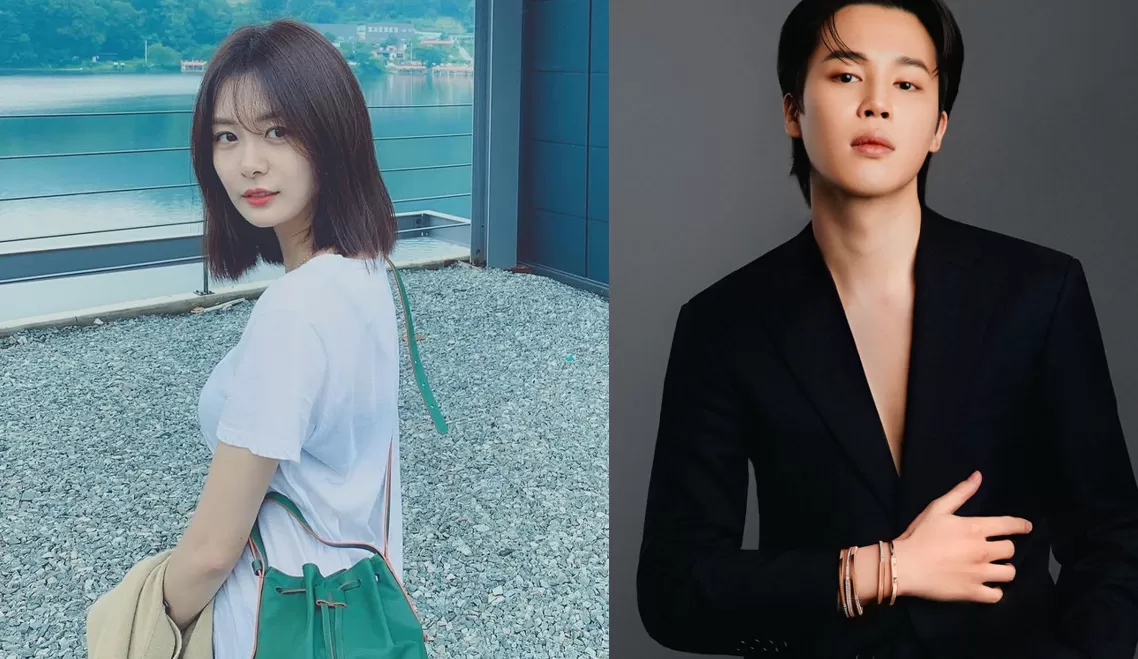 Siapa Song Da Eun Aktris yang Bikin Heboh Karena Rumor dengan Jimin BTS (foto: kolase ist)