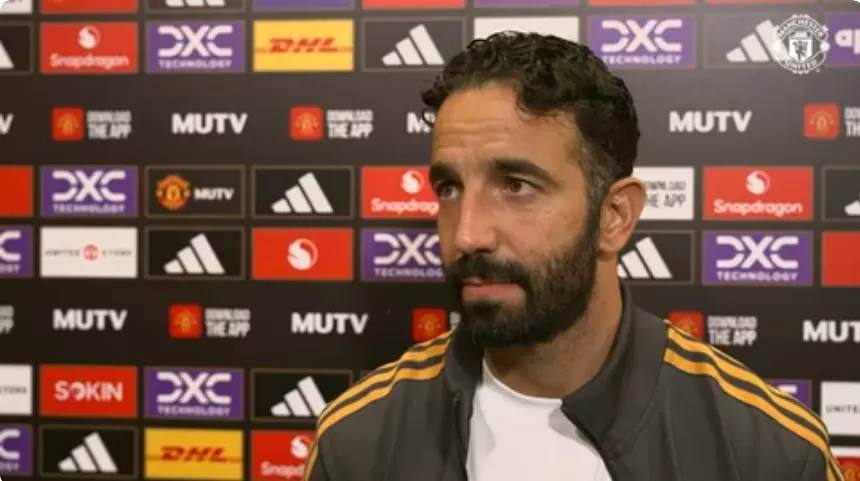 Ruben Amorim belum puas meski Manchester United menang 3-2 atas Burnley (Foto: manutd.com)