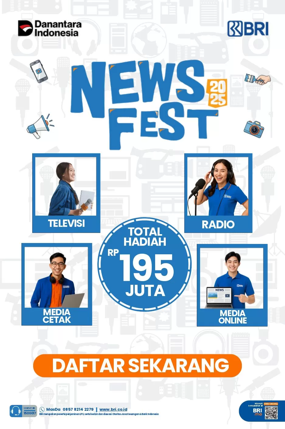 BRI menggelar News Fest 2025 dalam rangkat memperingati HUT ke 130 BRI. (Foto: BRI)