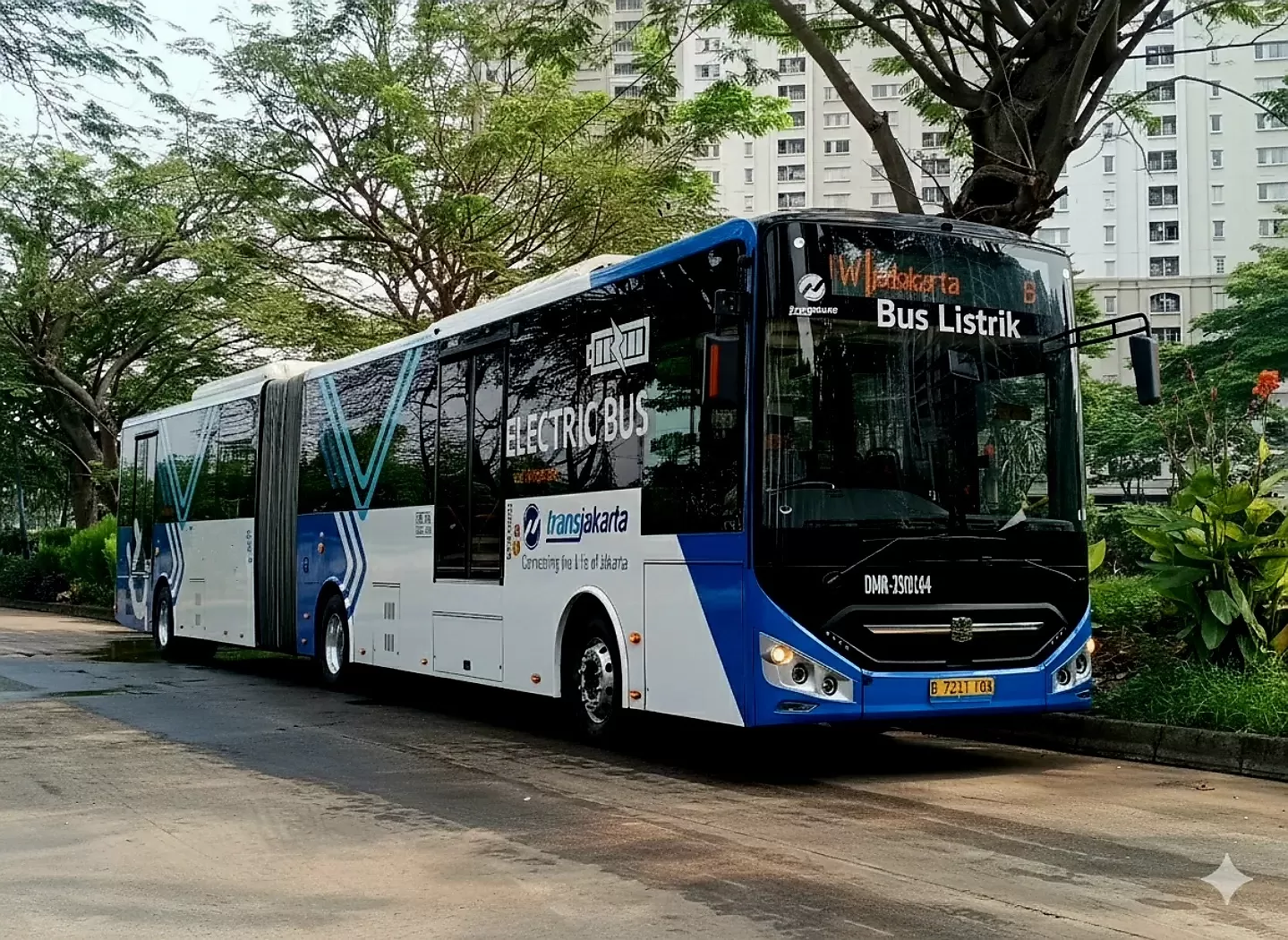 Bus Transjakarta. (Instagram.com/buswayfansclub)
