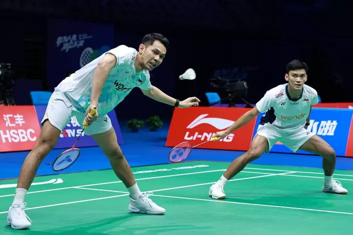 Fajar Alfian dan M. Shohibul Fikri melaju ke semifinal China Masters 2025. (PP PBSI)
