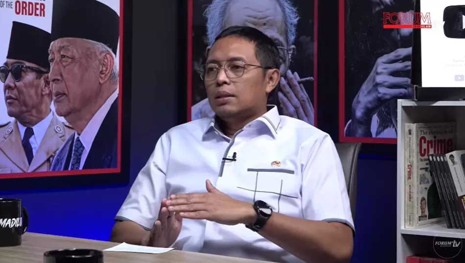 Hasan Nasbi di Podcast forumkeadilanTV (foto: tangkapan layar)
