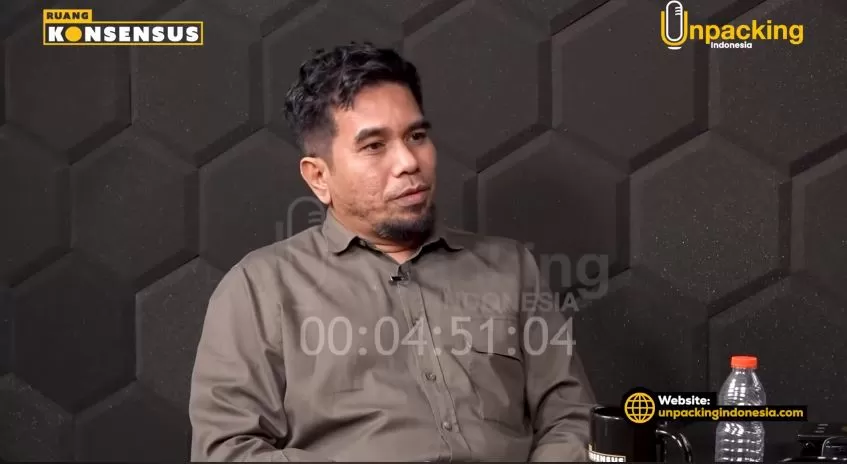 Teddy Gusnaidi, Wakil Ketua Umum Partai Garuda (Tangkapan Layar Akun Youtube Unpacking Indonesia)