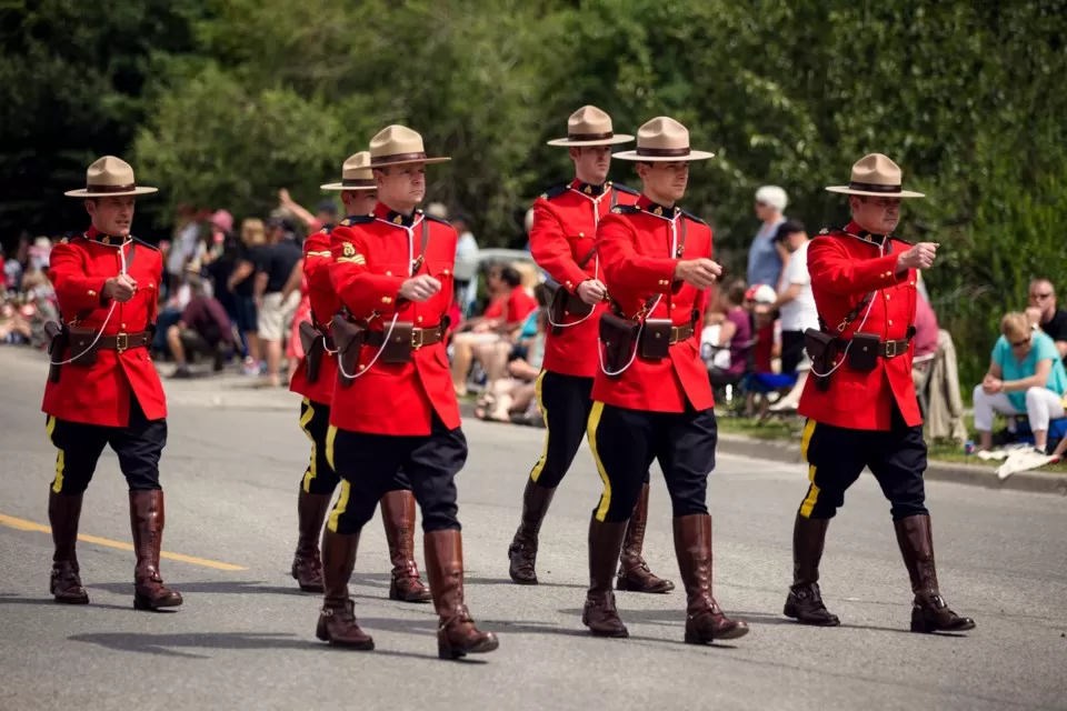 Ilustrasi Mountie di Kanada. (Istimewa)