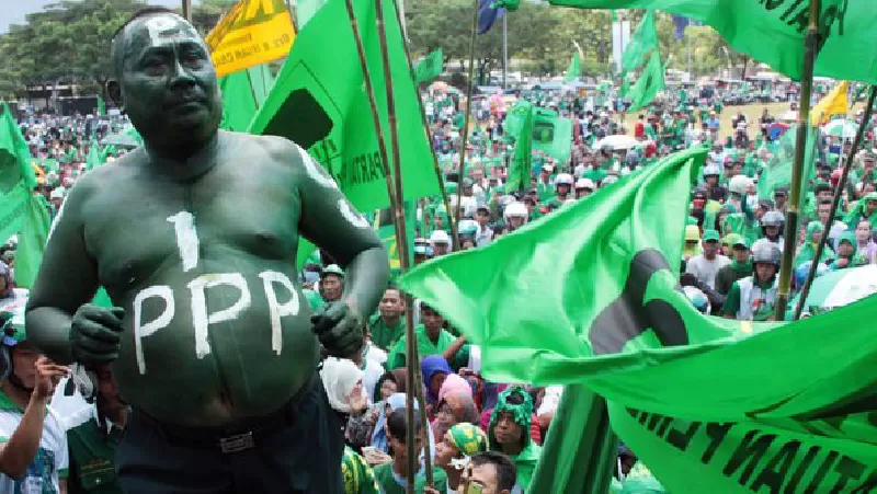 Ilustrasi dualisme PPP. (KONTEKS.CO.ID/Dok. PPP)