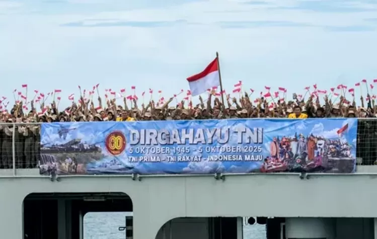 Masyarakat bisa nikmati makan gratis dan doorprize 200 motor di&nbsp;HUT TNI ke 80 Monas. (Instagram @91agussubiyanto)