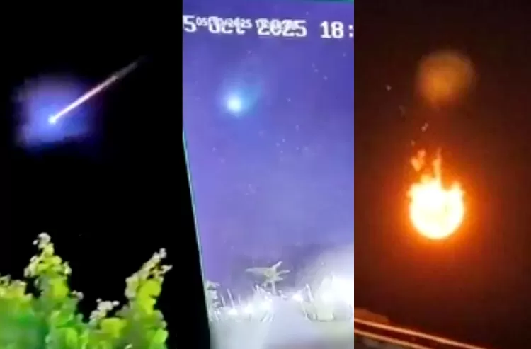 BMKG sebut fenomena bola api di Cirebon hanyalah meteor. (BMKG/Foto X)