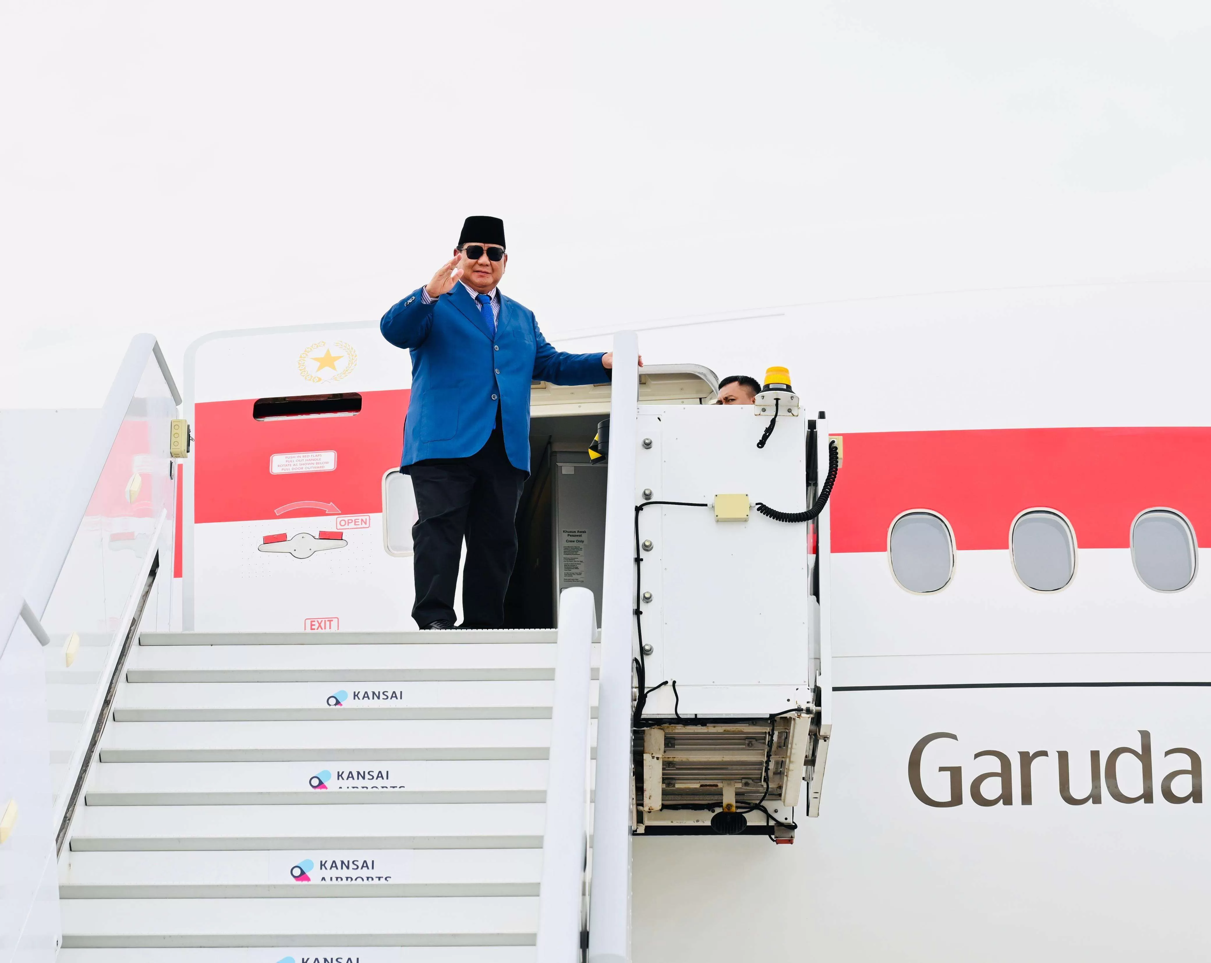 Presiden Prabowo Subianto menghadiri KTT Perdamaian Gaza di Mesir. (Tim Media Presiden)