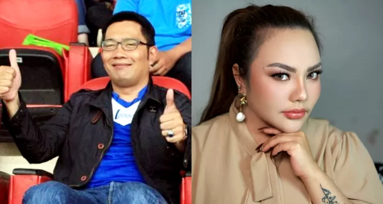 Lisa Mariana resmi ditetapkan tersangka. (Instagram @ridwankamilovers, @lisamarianaaa)