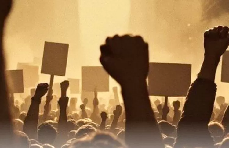 Demo buruh 6 November 2025 di DPR. (X&nbsp;@Poldametrojaya_)