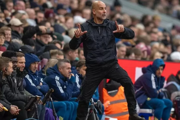 Pep Guardiola menyoroti performa timnya yang tidak cukup agresif melawan Aston Villa (Foto: instagram/@pepteam)