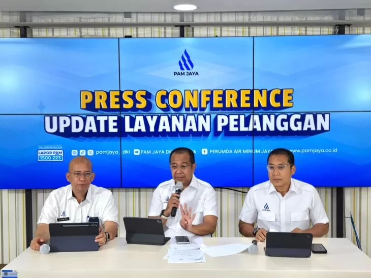 Manajemen PAM Jaya mengabarkan pekerjaan kelistrikan PLN berdampak terhadap suplai air bersih bagi sejumlah wilayah pelanggan. (Foto: PAM Jaya)