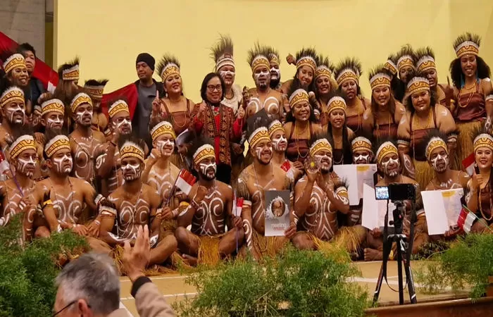 Kelompok paduan suara asal Papua, Iyakoko Patea Choir borong 7 penghargaan internasional In... Canto sul Garda ke-15 di Italia (Foto: Instagram/@iyakokopateachoirofficial)