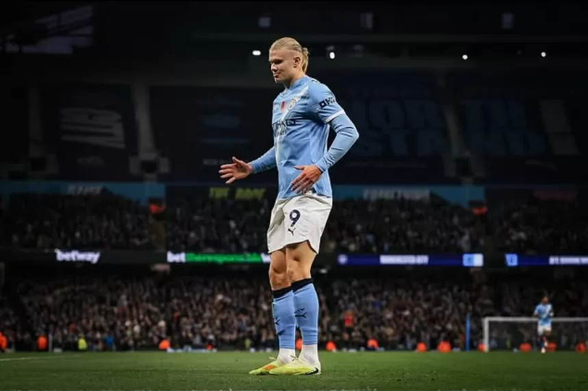 Pep Guardiola sebut Erling Haaland sejajar dengan Messi dan Ronaldo (Foto: instagram/@erling)