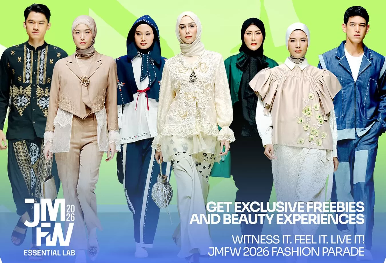 Jakarta Muslim Fashion 2025 digelar dengan target transaksi sekitar Rp100 miliar. (JMF)