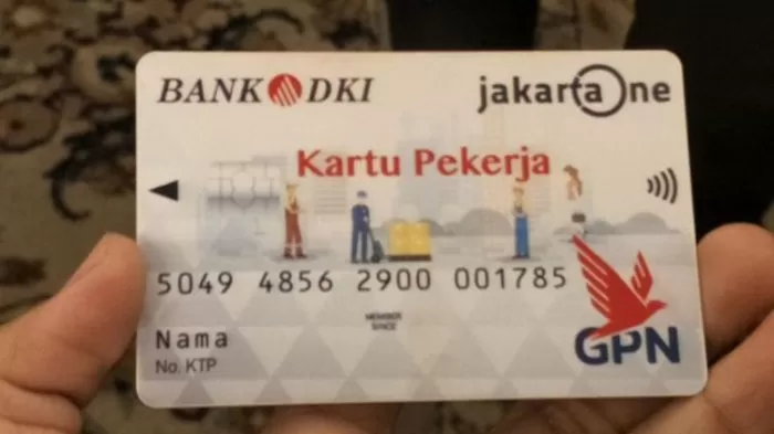 Kartu Pekerja Jakarta. (x.com/@@abumusa86)