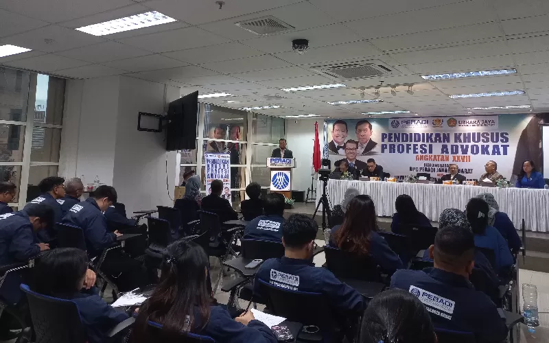 Pendidikan khusus profesi advokat. (KONTEKS.CO.ID/Setiawan)