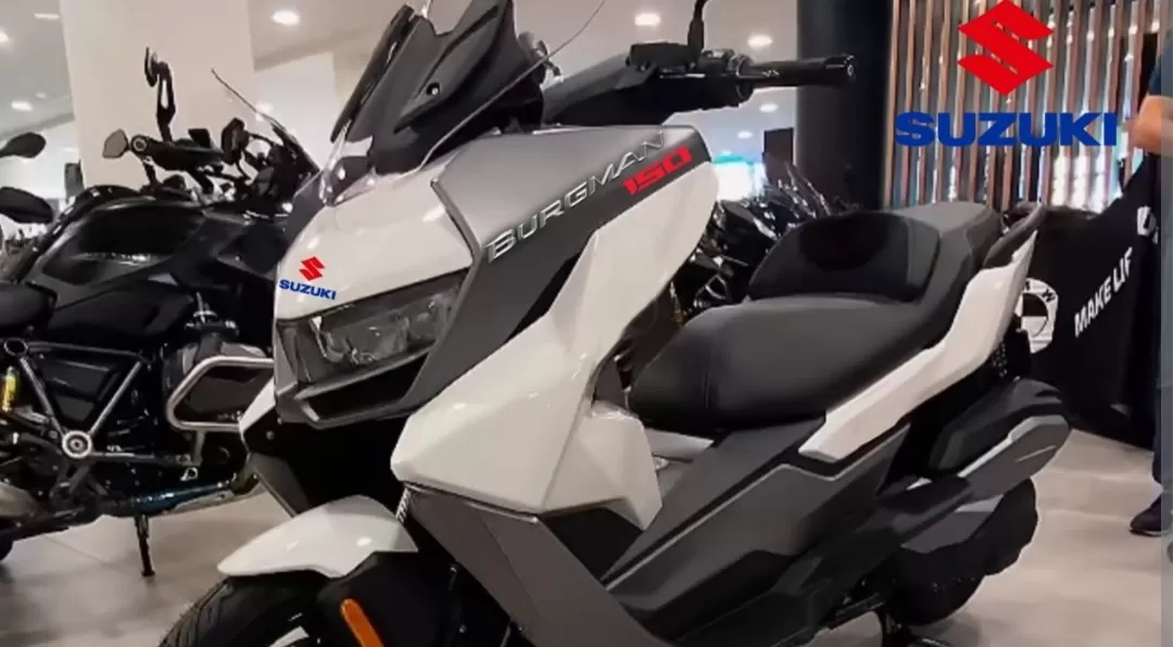 Gambar Suzuki Burgman 150 (Youtube/rashgear)