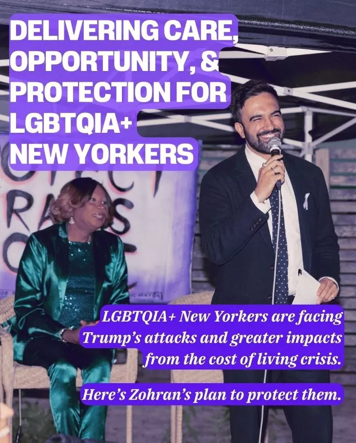 Wali Kota New York terpilih Zohran Mamdani saat berada di klub malam komunitas LGBTQ. (Foto: IG Zohran Mamdani)