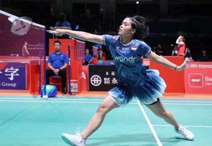 Gregoria Mariska Tunjung melangkah ke perempat final Kumamoto Masters 2025. (Foto: PBSI)