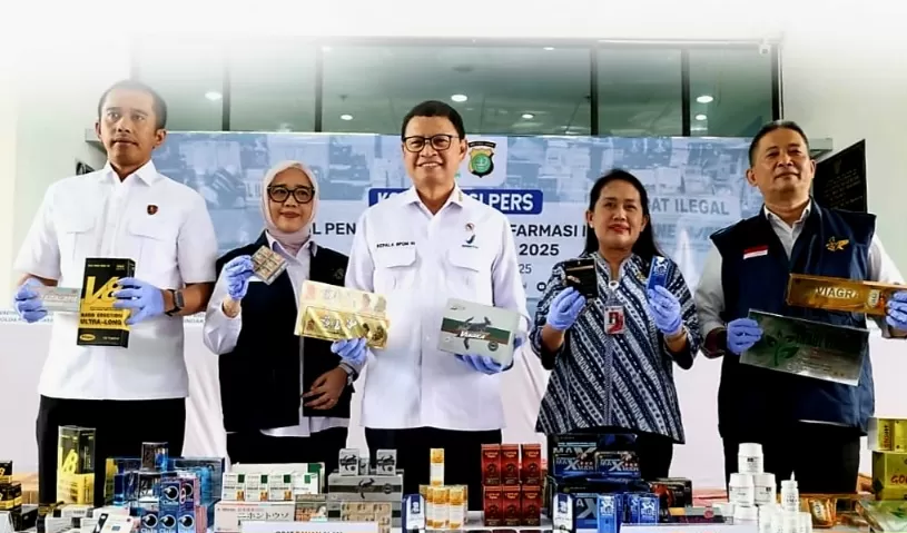 Gudang obat ilegal di Jakbar disita BPOM. (Instagram @bpom_ri)